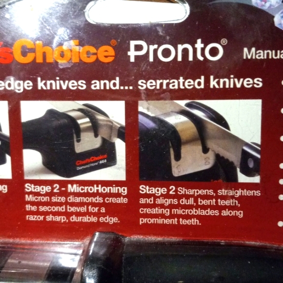 KNIFE SHARPENER (GIFT?) UNOPENED SEALED-CHEFS CHOICE PRONTO about $80 VALUE - Picture 5 of 7